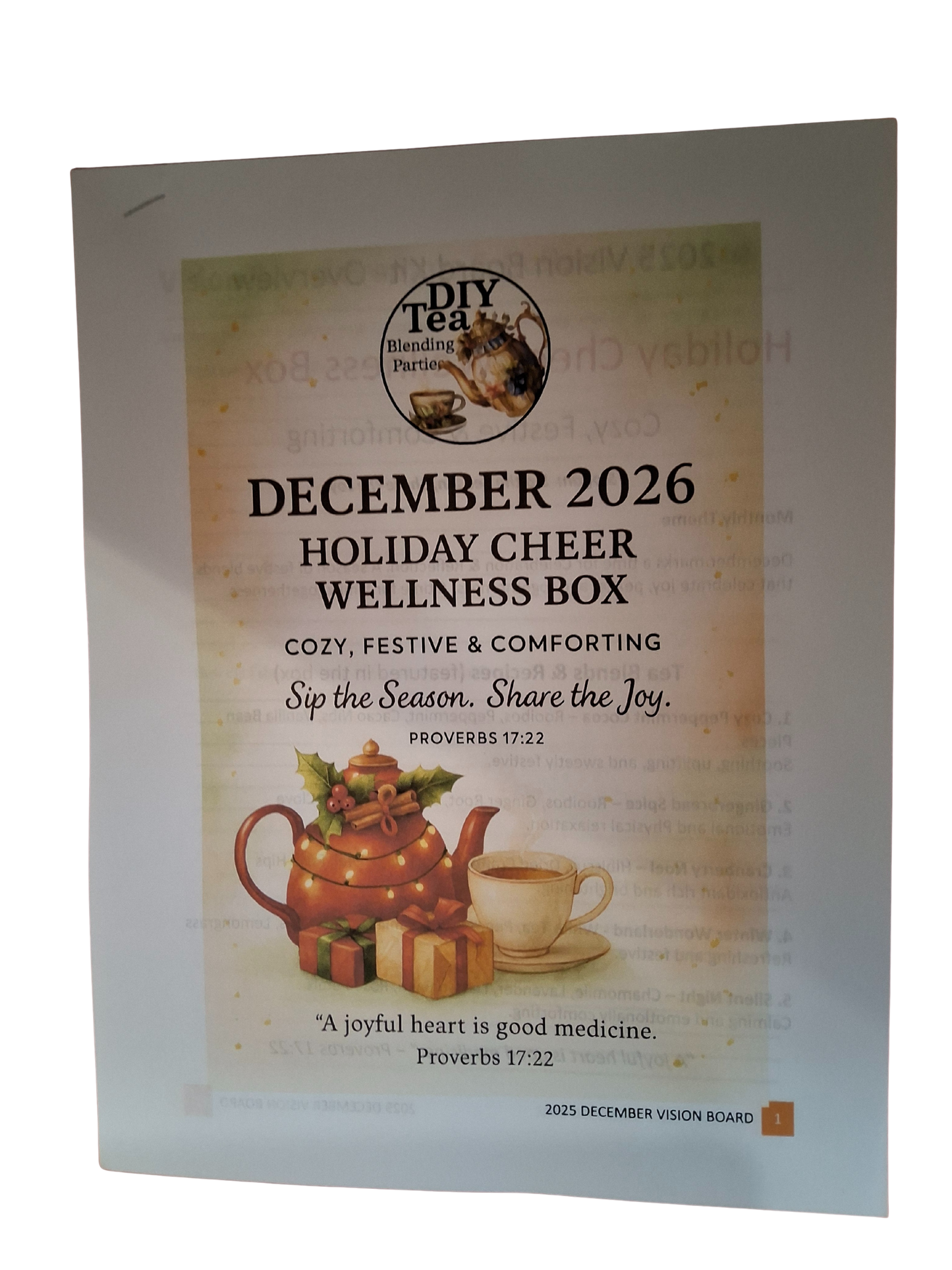 December - Holiday Cheer Wellness Box