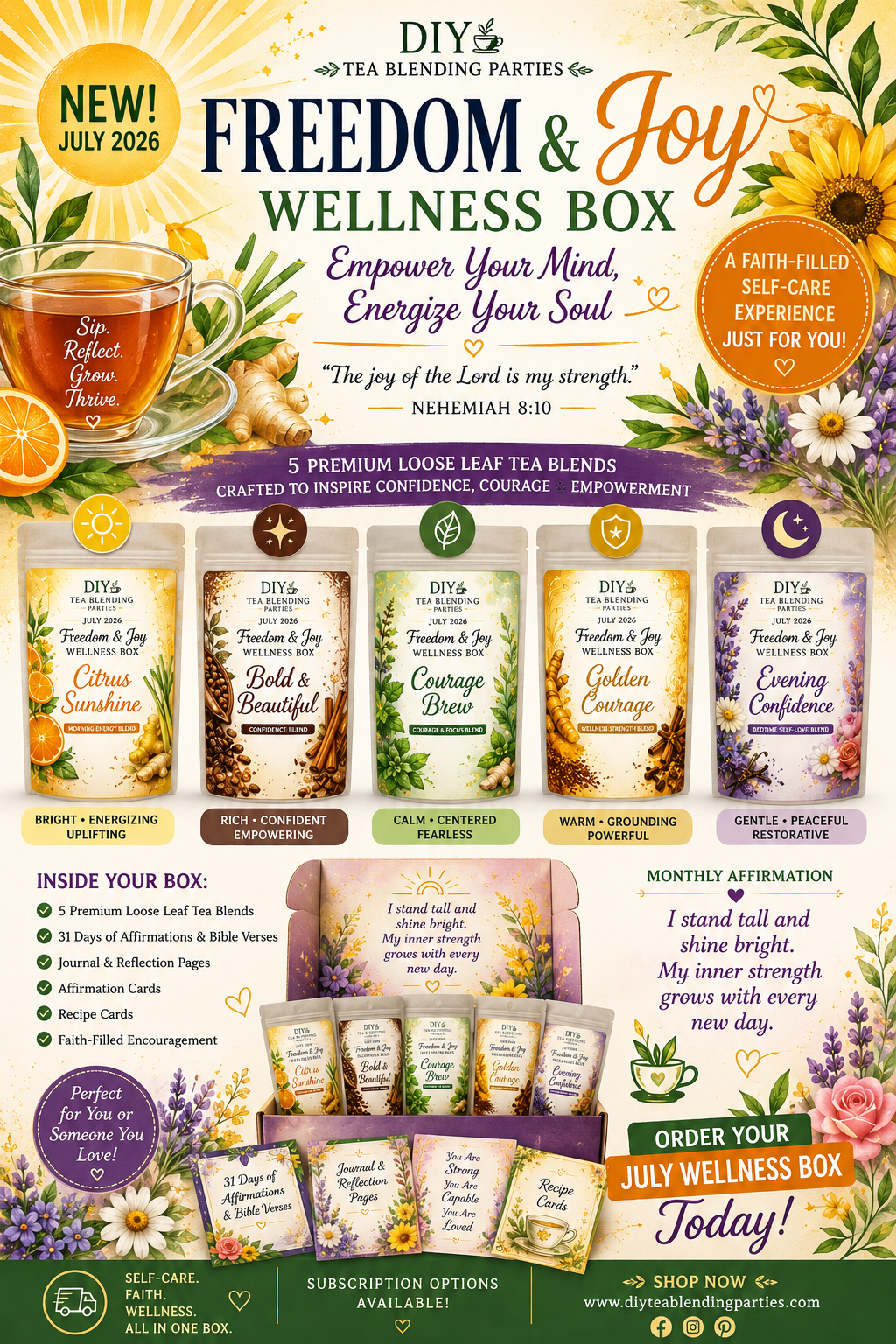 July - Freedom & Joy Wellness Box