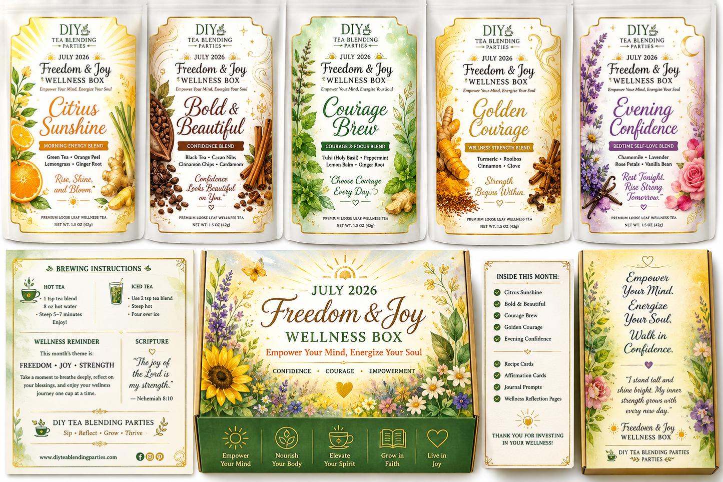 July - Freedom & Joy Wellness Box