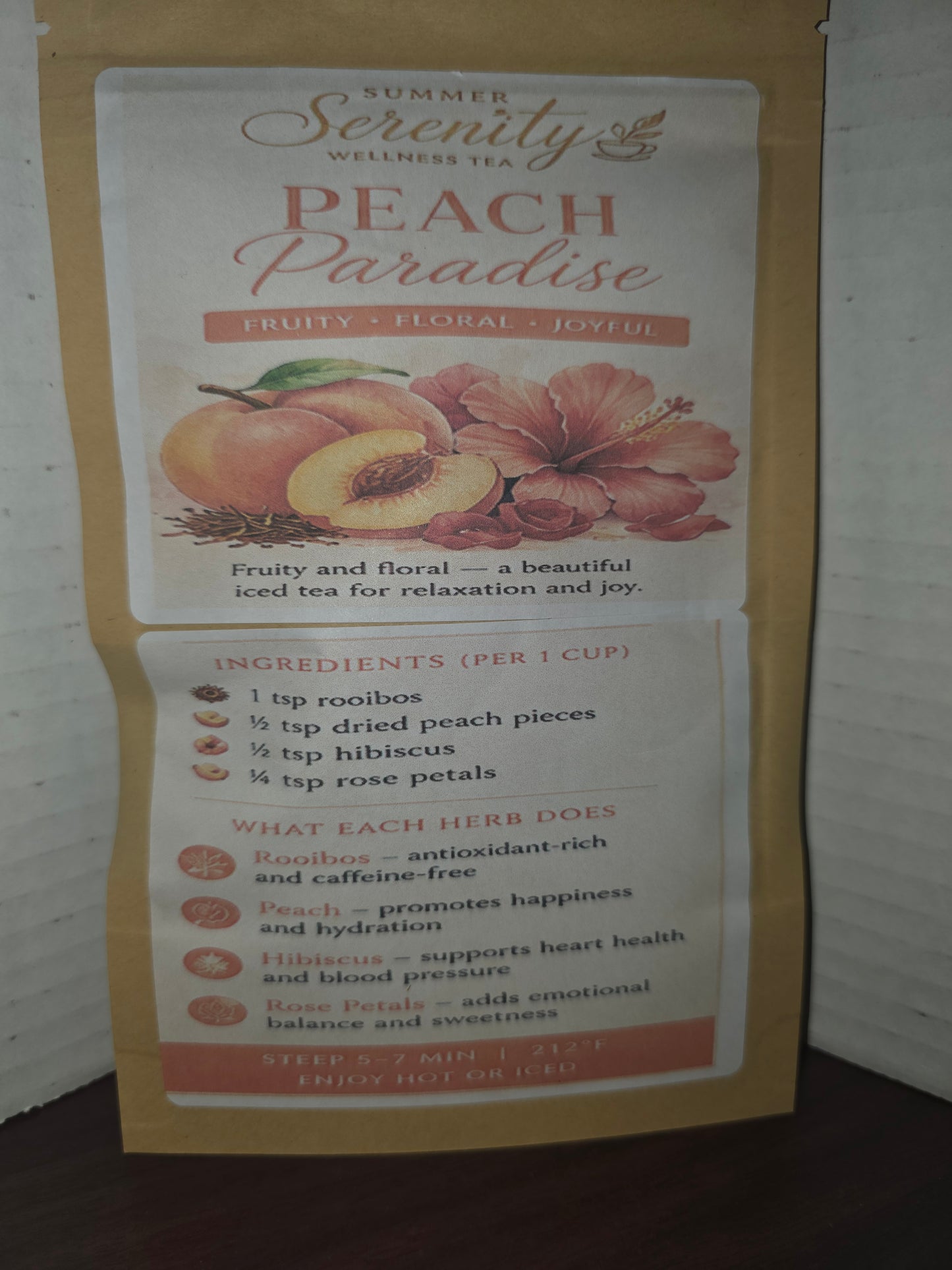 Peachy Glow Tea